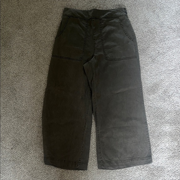 Nicole Miller New York Pants - Wide Leg Olive Green Pants